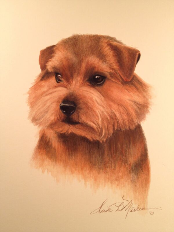 14"x16" Custom Heidi Martin Head Study Raffle Tickets - 2025 Howl-o-ween Nationals - Image 5